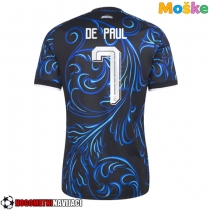 Moške Nogometnih dresov Argentina Rodrigo De Paul #7 Gostujoči SP 2026 Kratki rokavi